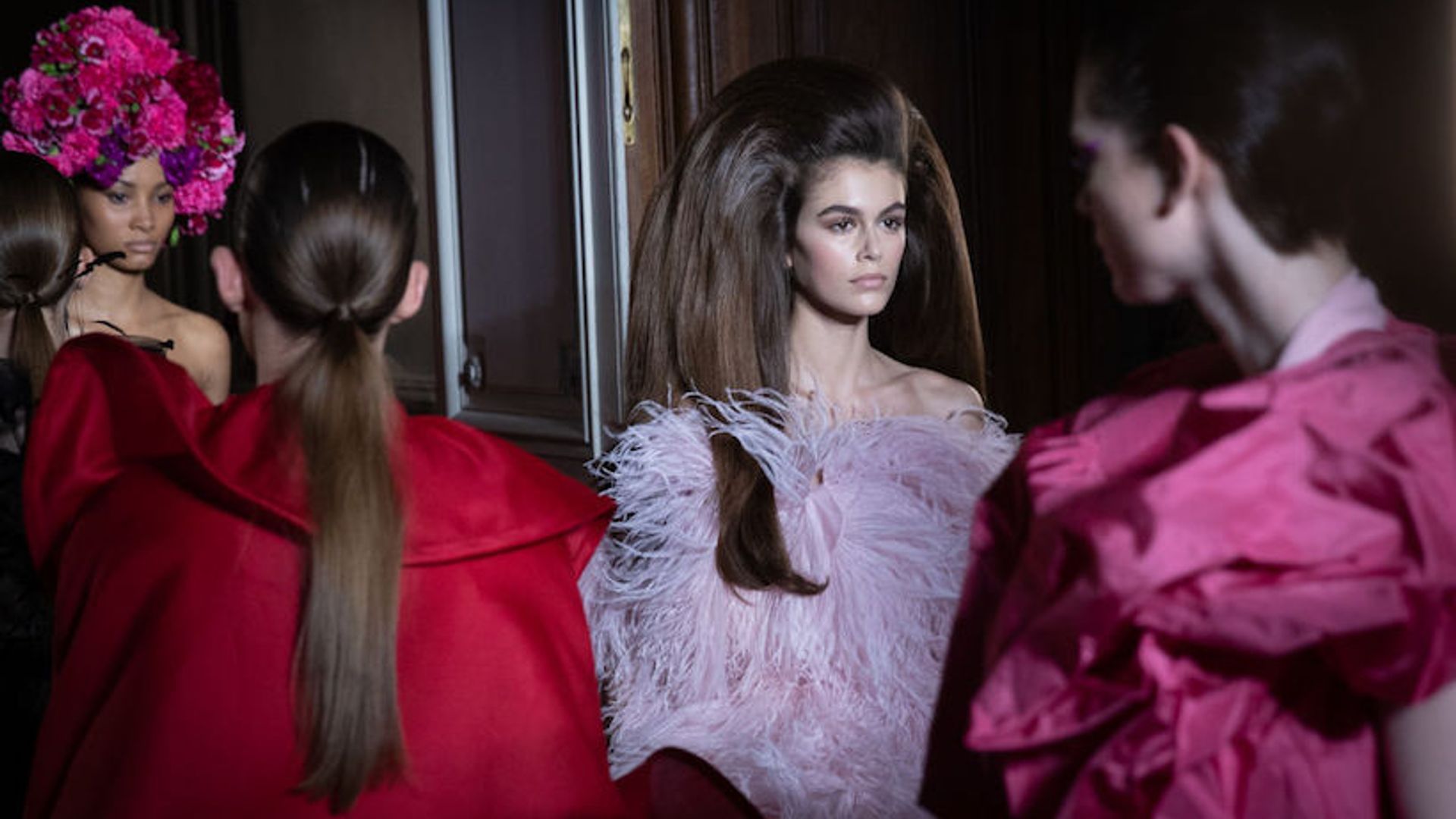 MASSIVE hair is going to be in next season - if Kaia Gerber has anything to say about it