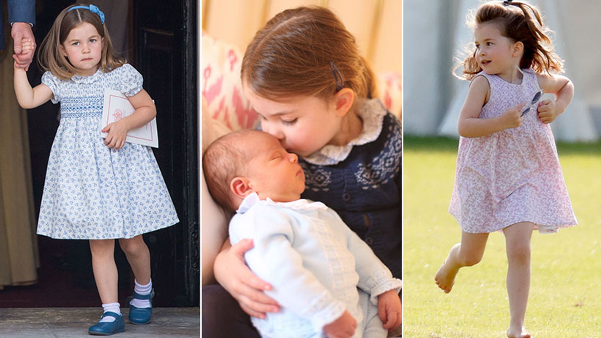 These are all of Princess Charlotte's most adorable hairstyles - including the one she debuted at Prince Louis' christening