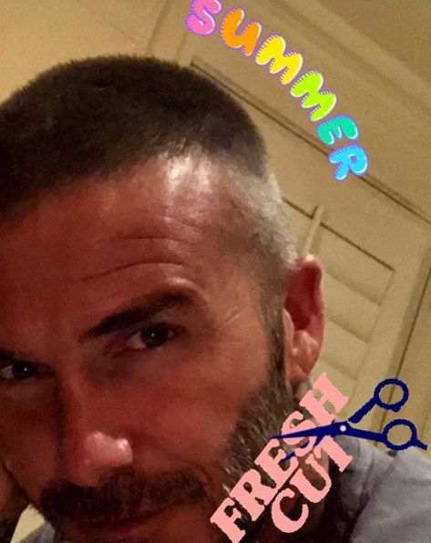 David Beckham Just Debuted A New Hairstyle And He Looks