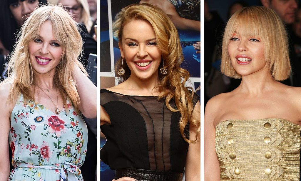 kylie minogue's best hairstyles over the years: from long to