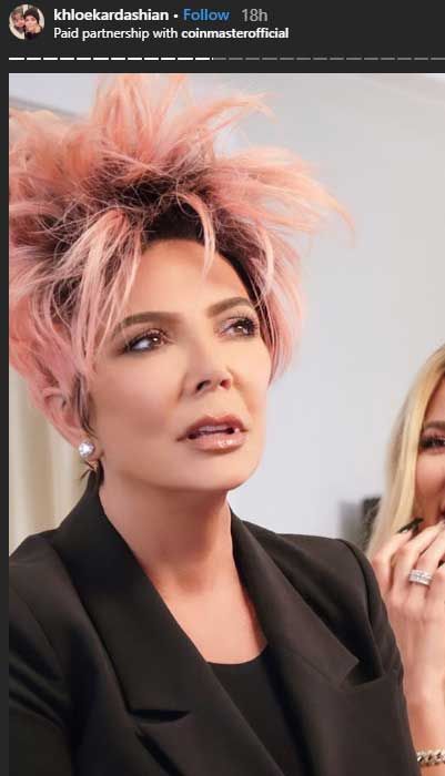 Kris Jenner Looks Unrecognisable With Pink Hair Transformation In