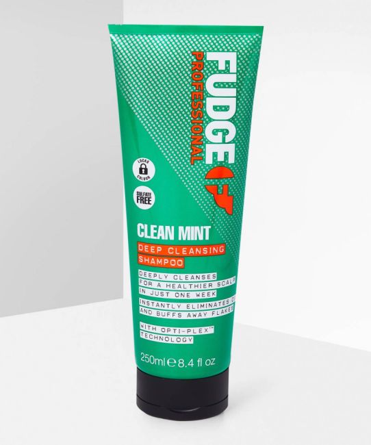 Fudge Professional Clean Mint Deep Cleaning Shampoo Mens haircuts