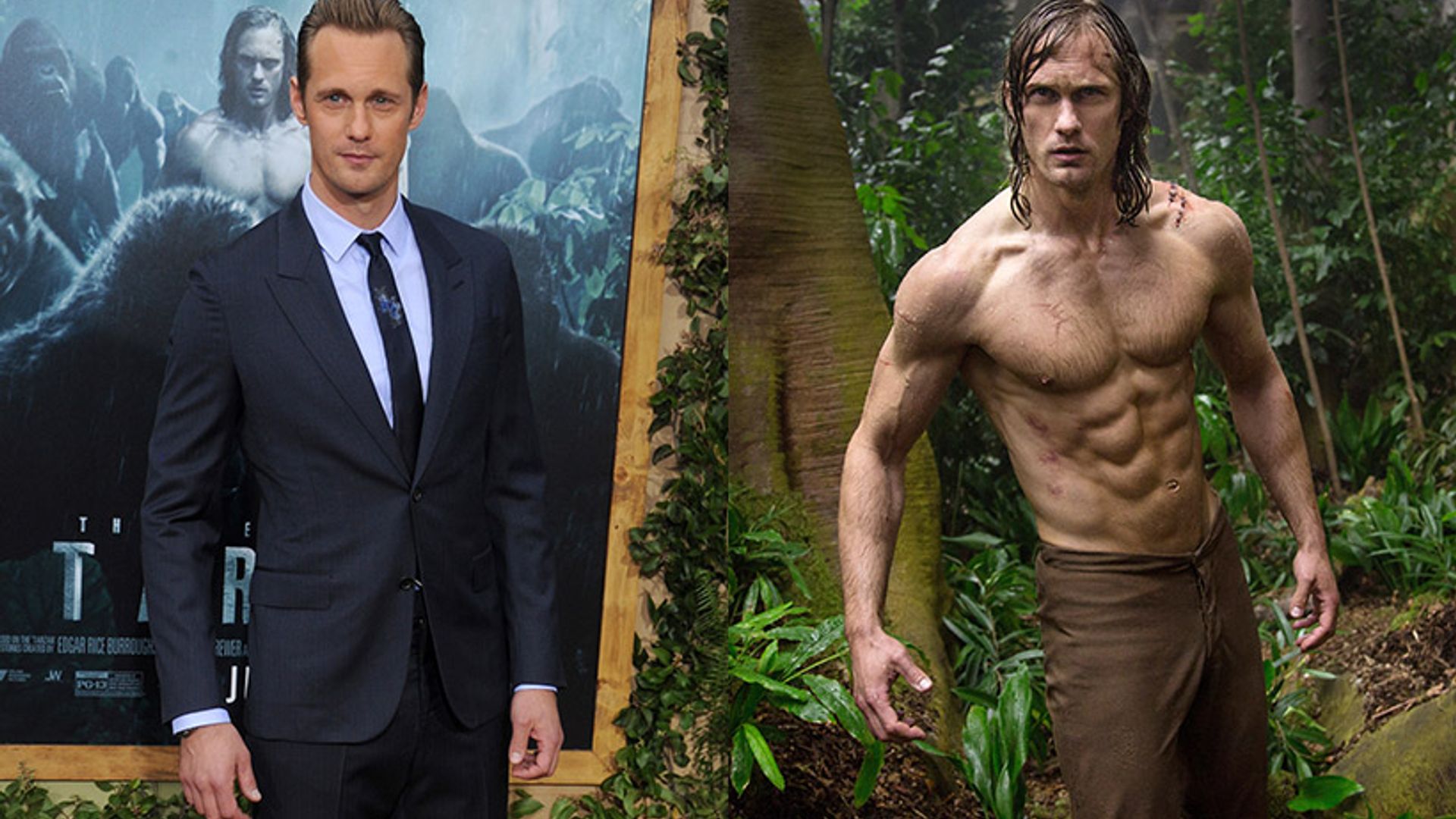 Alexander Skarsgard on getting in shape for The Legend of Tarzan