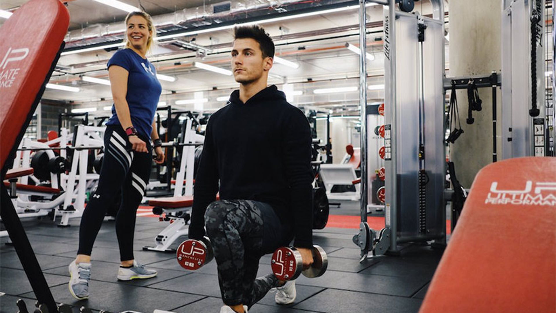 Gemma Atkinson does couple's workout with boyfriend Gorka Marquez