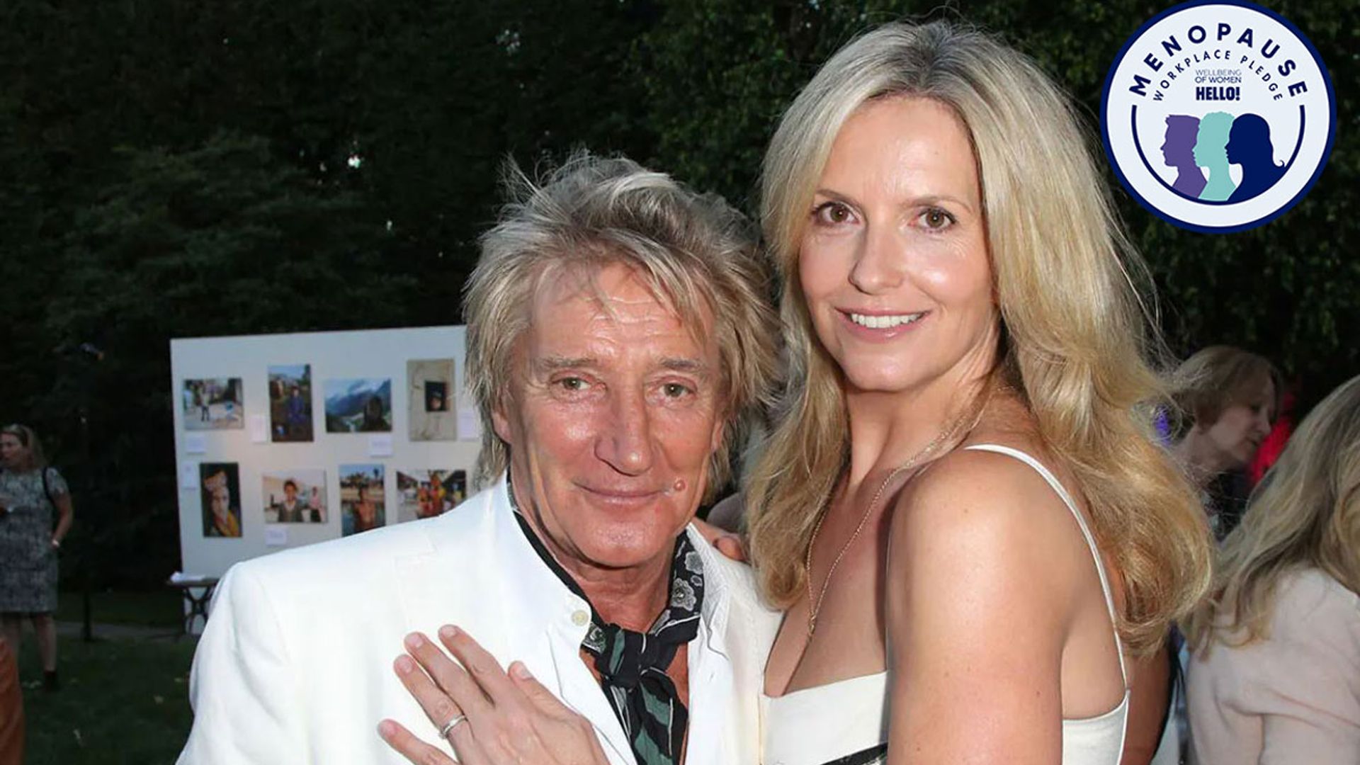 Penny Lancaster breaks down as she details menopause and husband Rod Stewart's role - watch