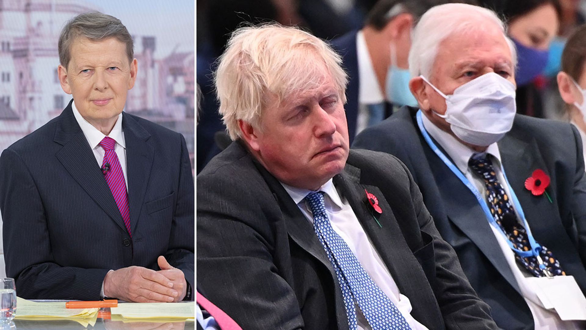 Bill Turnbull calls out Boris Johnson for sitting maskless next to David Attenborough