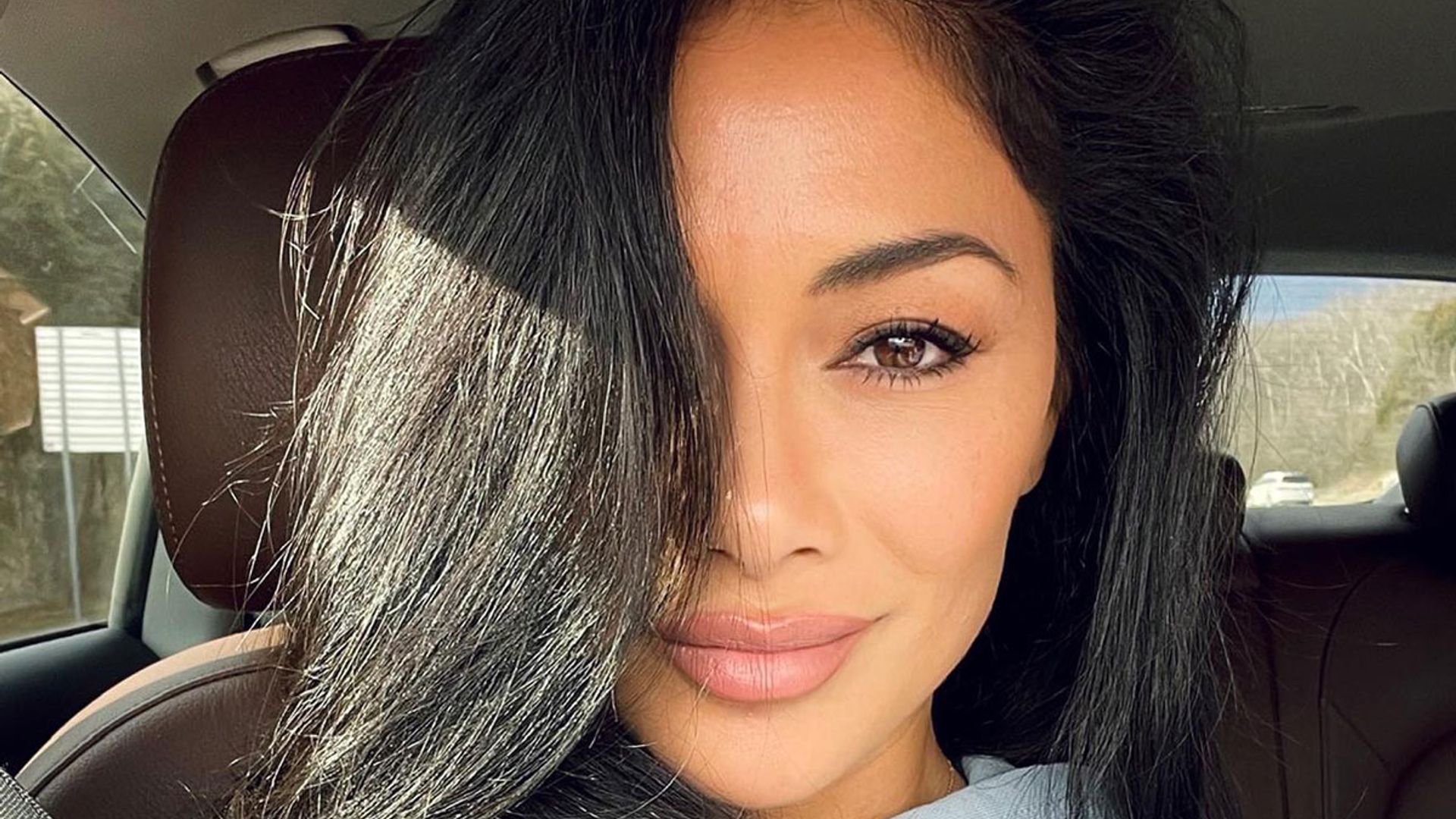 Nicole Scherzinger just matched her lipstick to her sports bra - and it's a total vibe