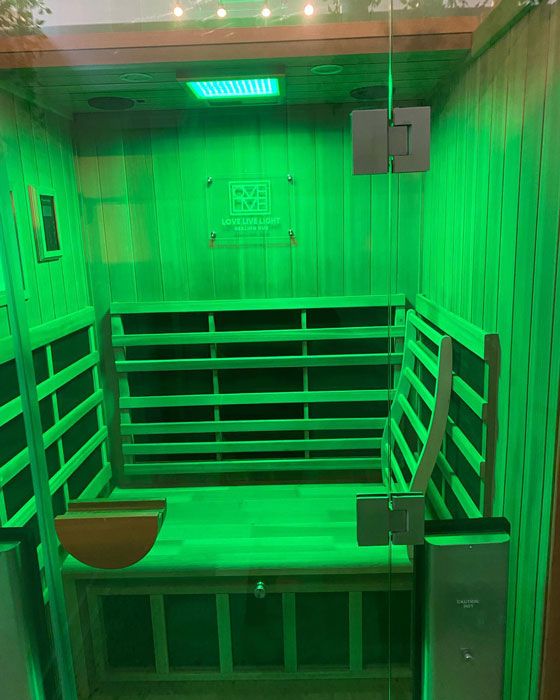carol-vorderman-infrared-sauna-green