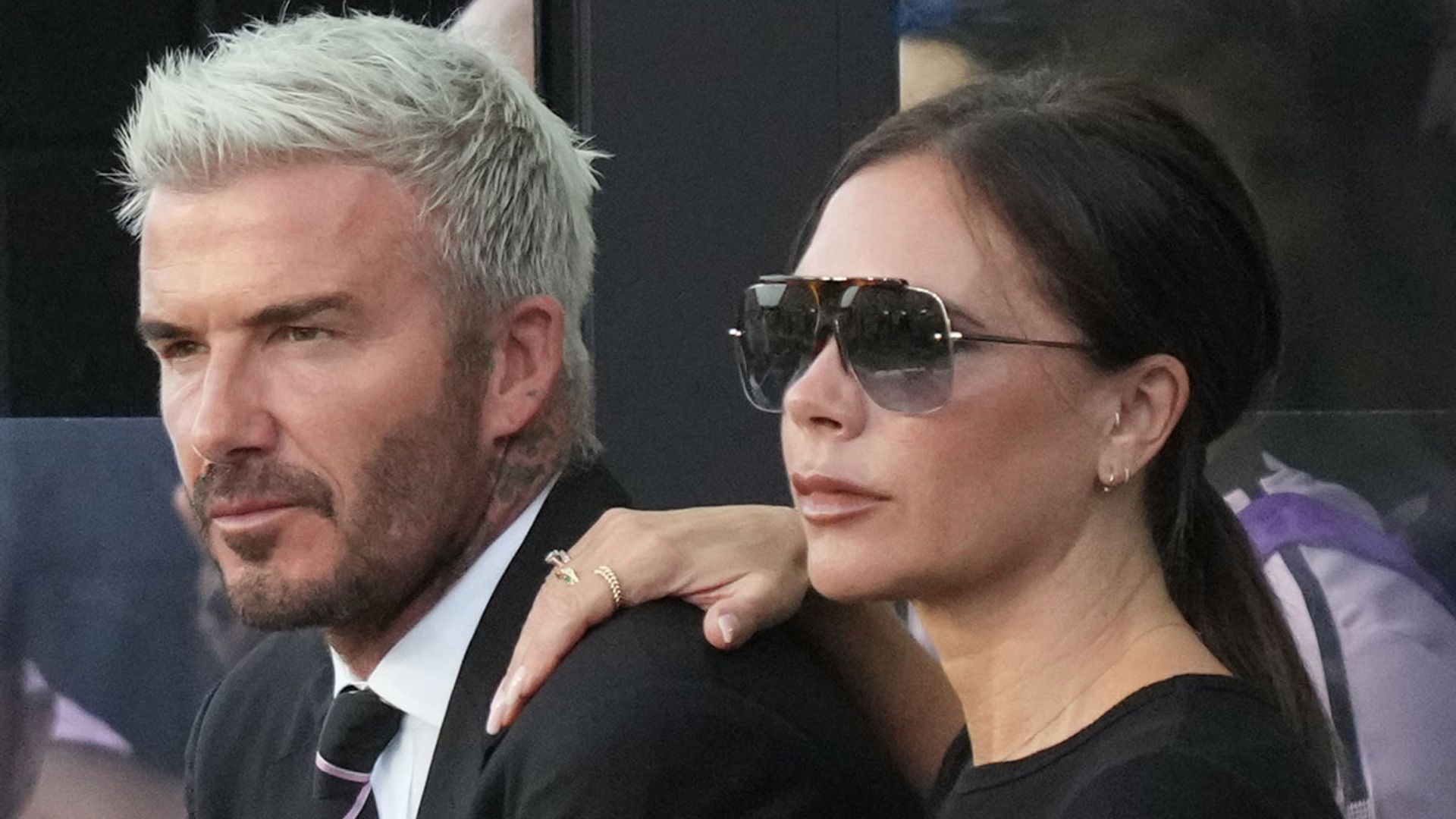 Victoria Beckham reacts to David's unexpected new career move