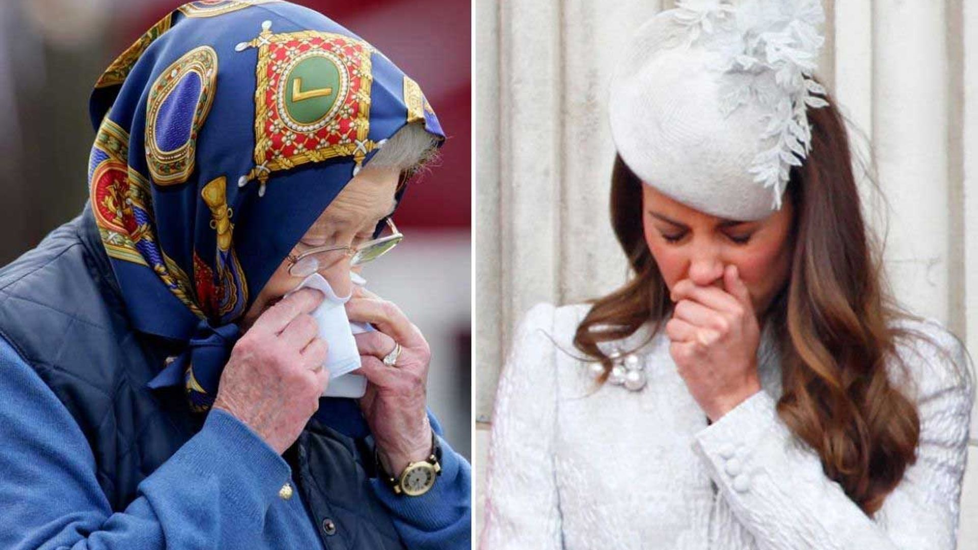 Royal hay fever: Sneezes from the Queen, Kate Middleton and more caught on camera