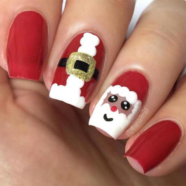 The best Christmas nail art ideas - Photo