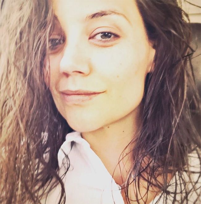 Katie Holmes shares makeup-free selfie