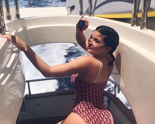 kylie-jenner-red-dior-swimsuit