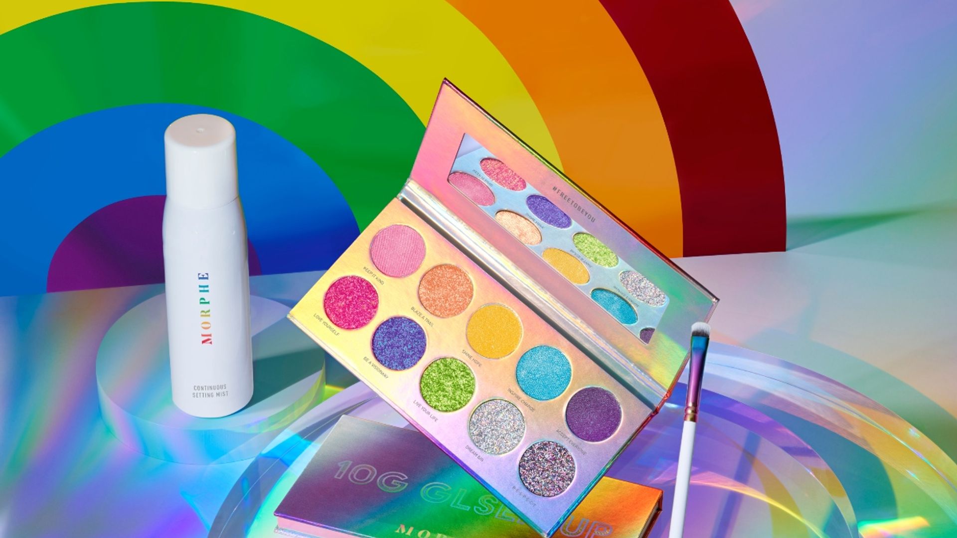 Morphe cosmetics launches rainbow Pride collection to support LGBTQ+ youth