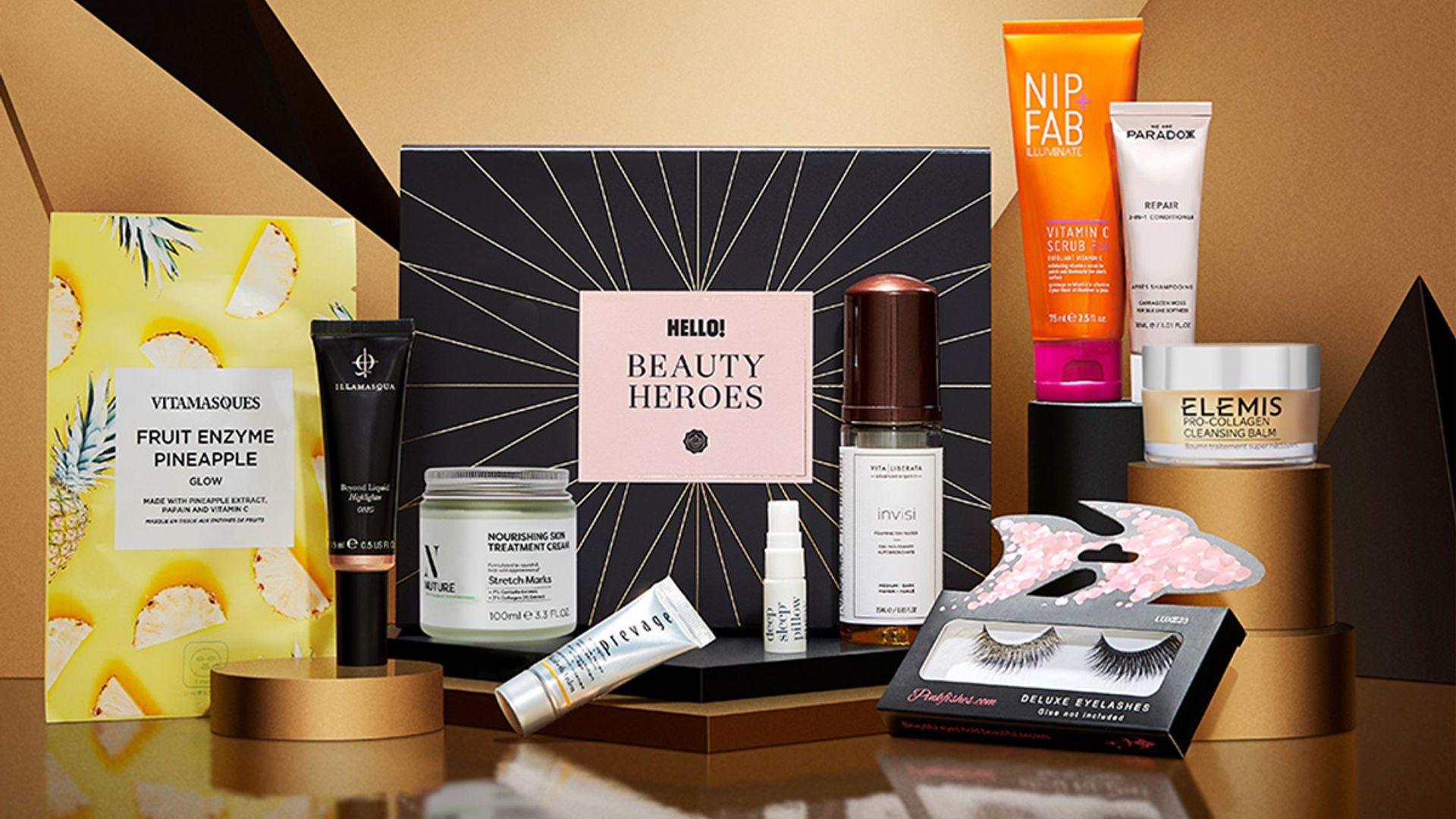 Get 40% off our Beauty Heroes box with £100 worth of products now just £21!
