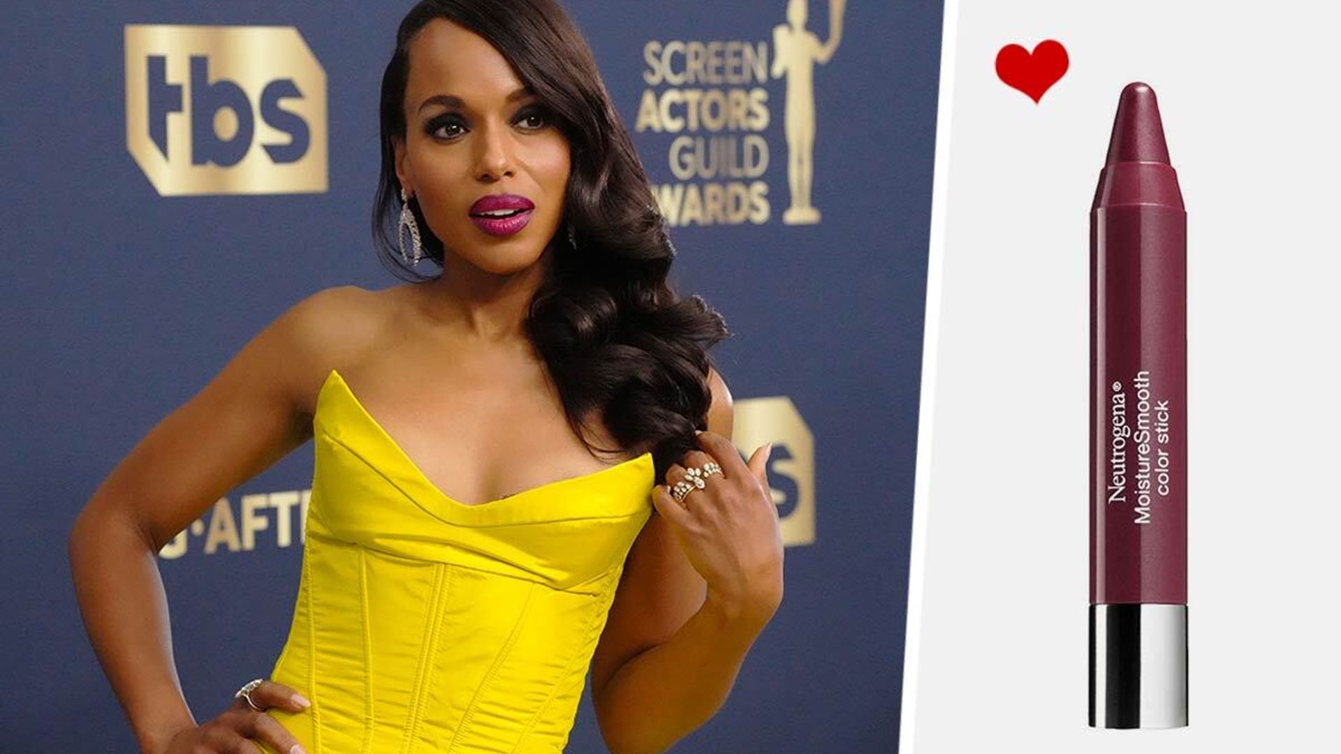Kerry Washington's SAG Awards exact lipstick costs an affordable $12.50 - and it's selling out fast