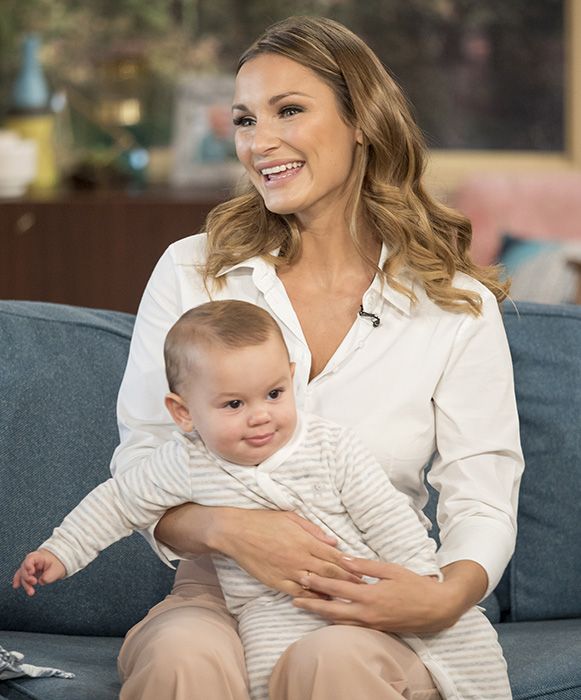 Sam Faiers breastfeeds her baby live on This Morning