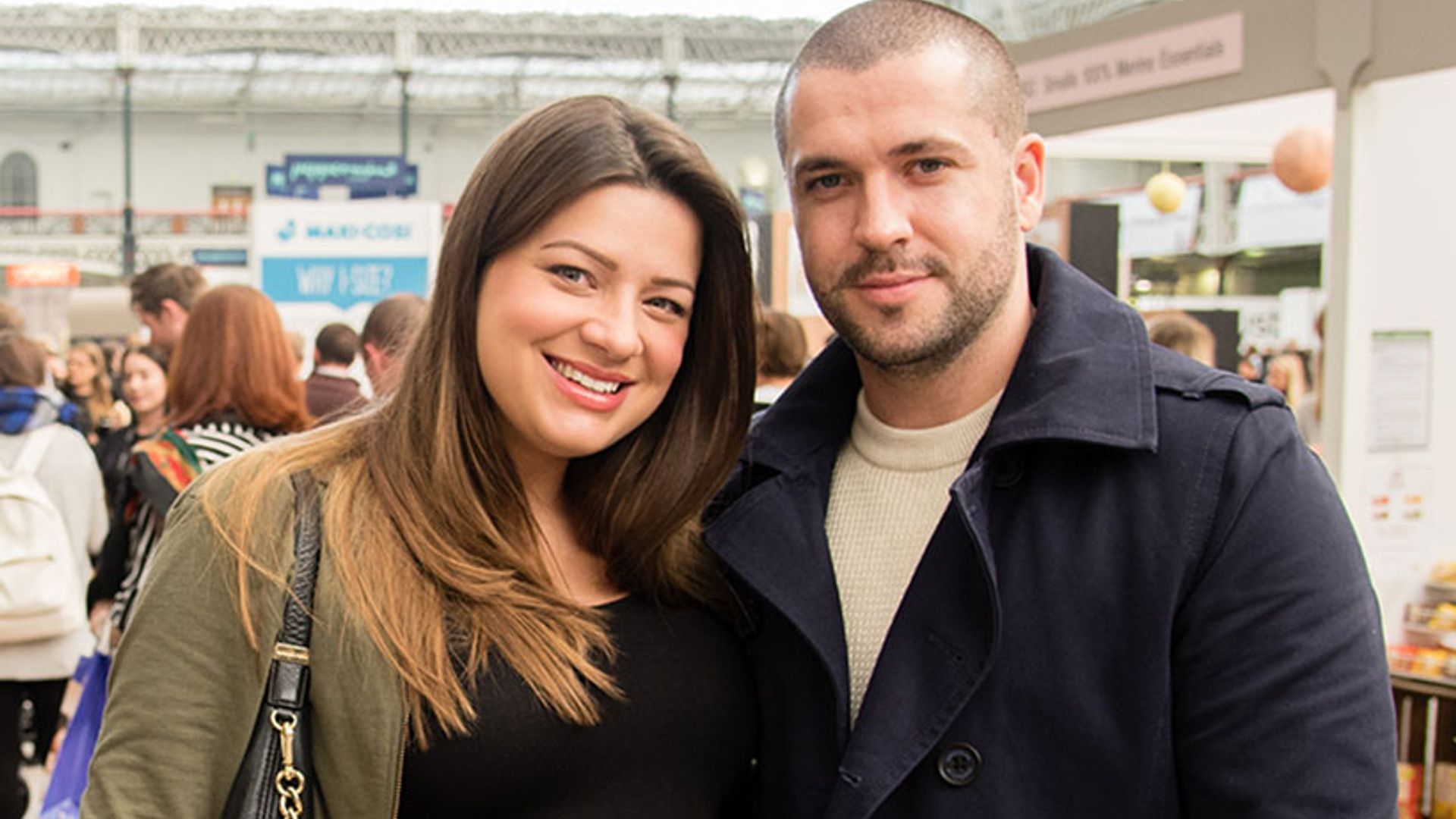 Coronation Street's Shayne Ward and Sophie Austin shop for baby items ahead of birth