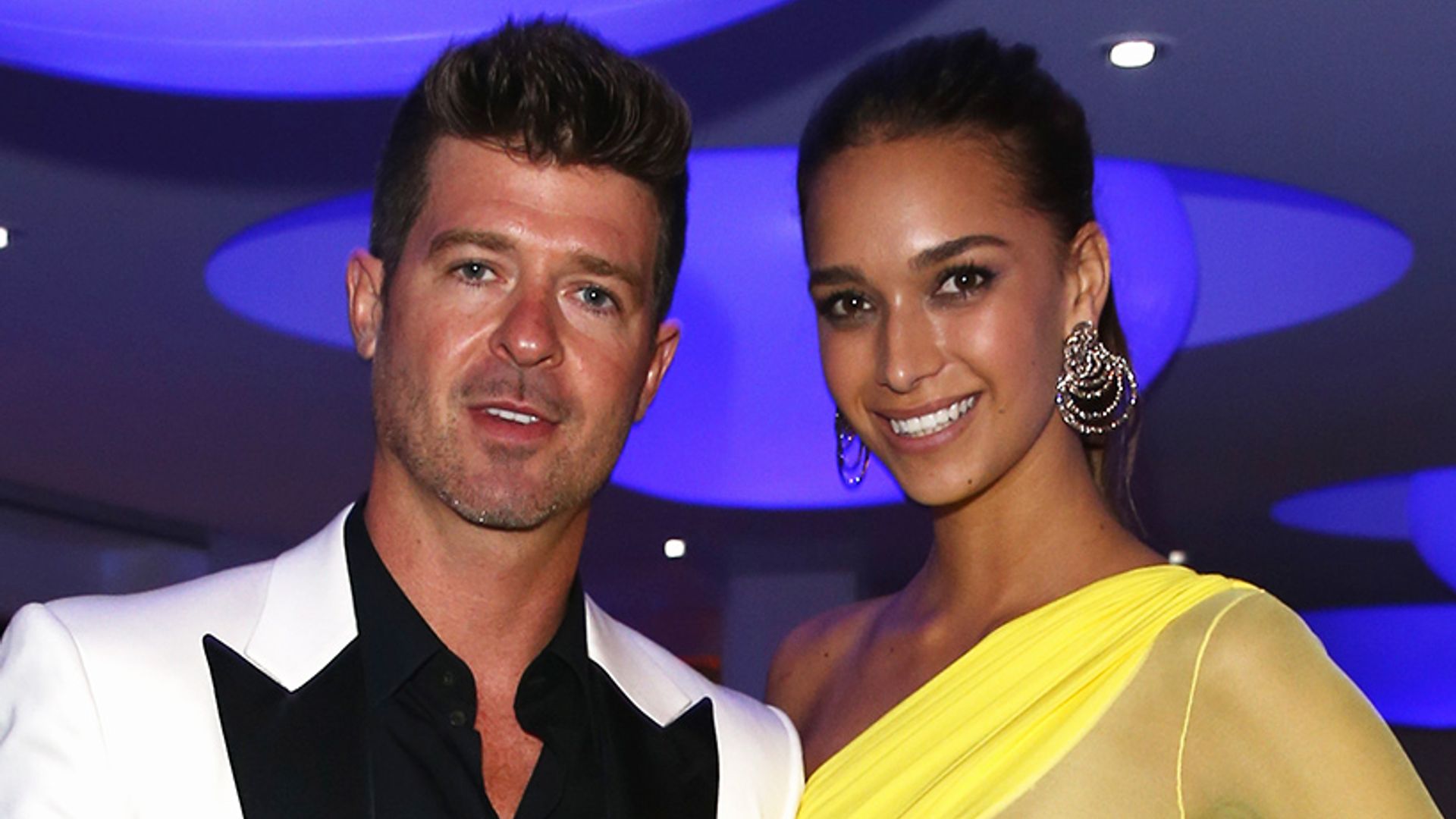 Robin Thicke, 40, and girlfriend, 22, expecting a baby – on his late dad's birthday