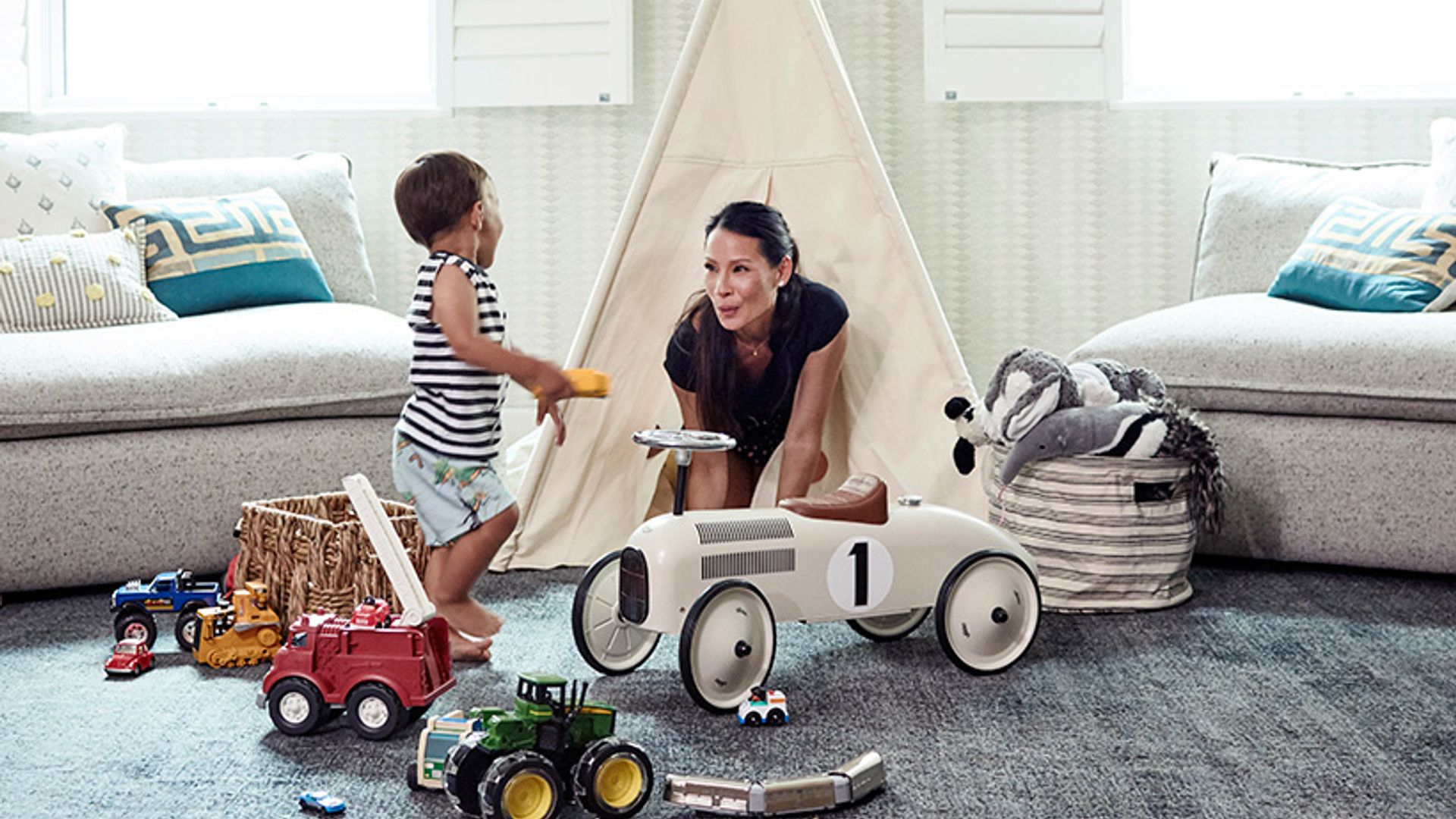 Lucy Liu takes fans inside her home and her son's incredible nursery – see the photos