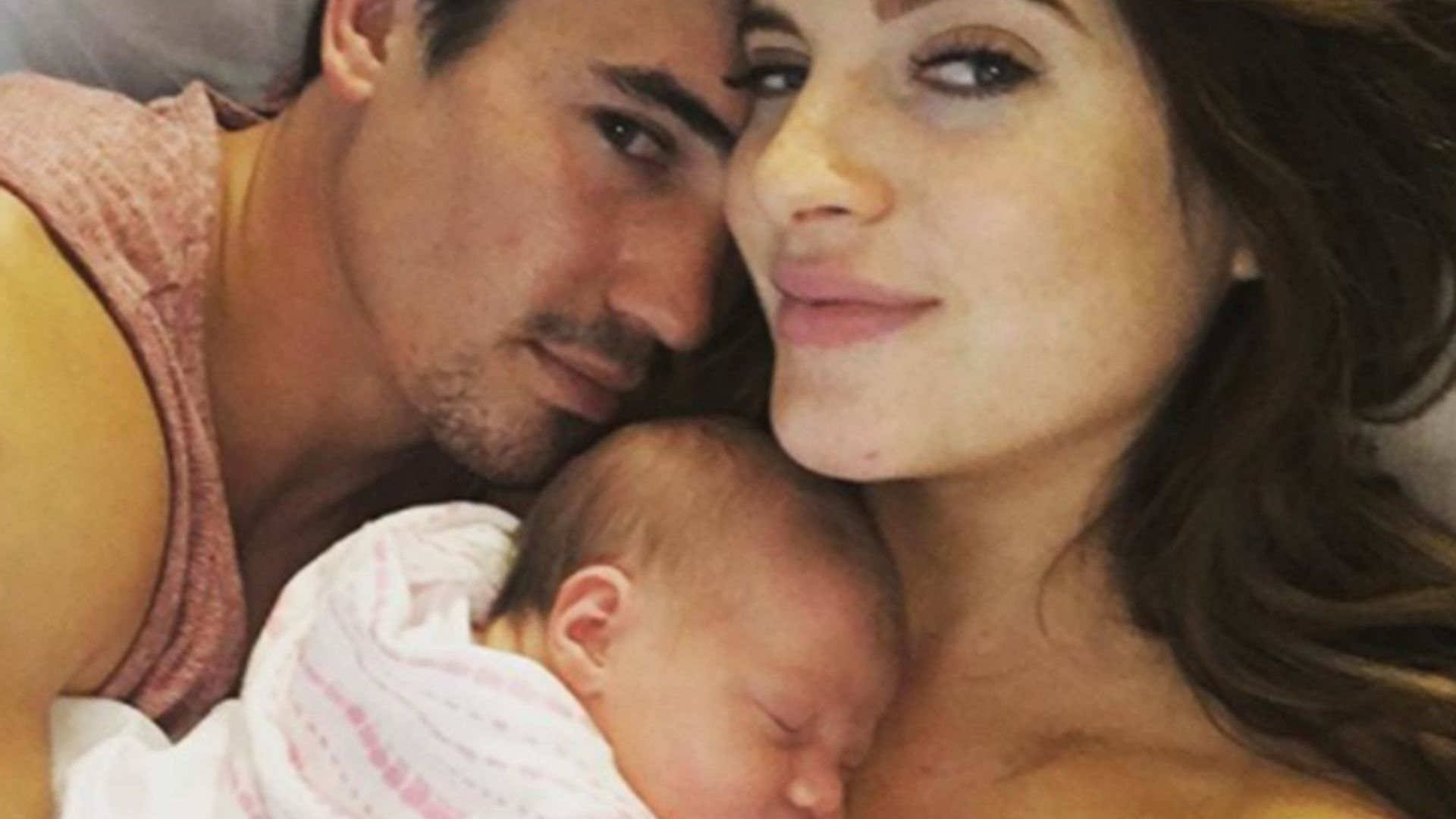 Binky Felstead admits baby has 'put a strain' on her relationship with JP 