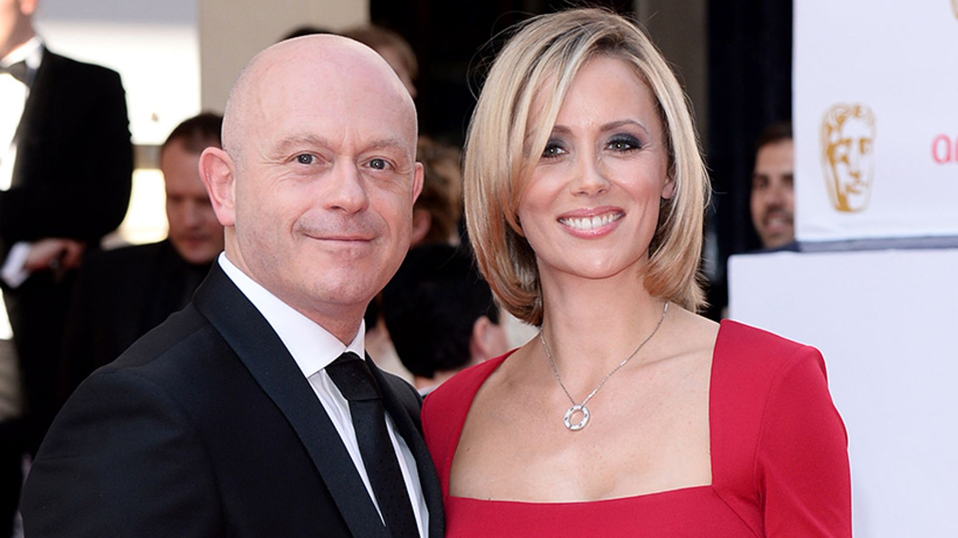 Ross Kemp cuddles his newborn twin girls in adorable photo – see the snap!
