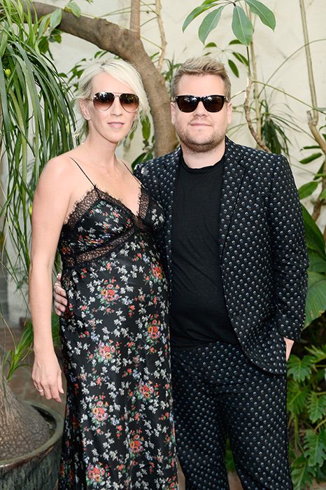 julia-carey-shows-off-baby-bump-at-vogue-event-with-james-corden