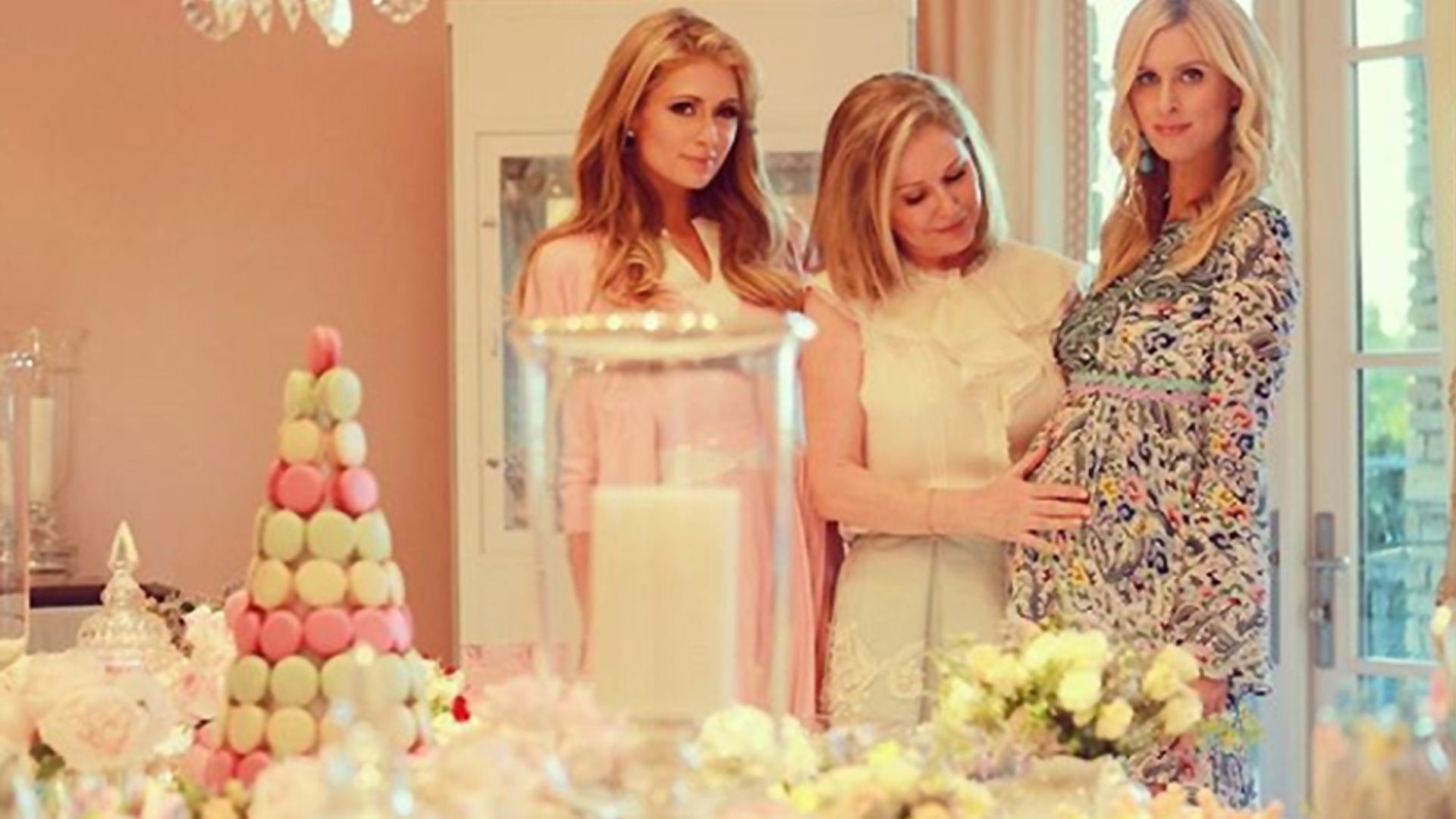Inside Nicky Hilton's pink and blue baby shower – see the family home