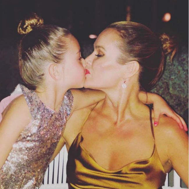 Kissing my sexy daughter