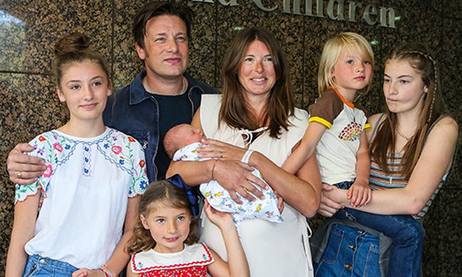 jamie oliver and family