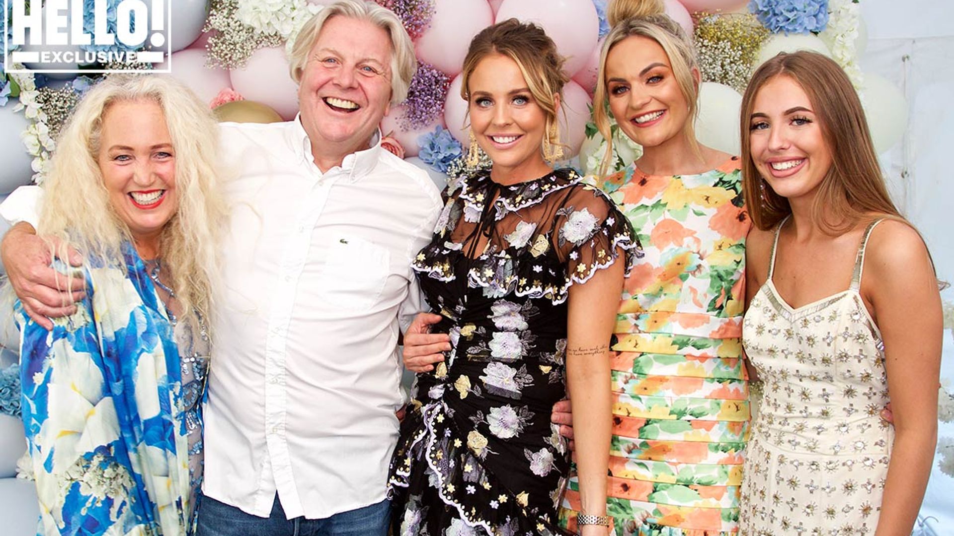 lydia bright at her gender reveal party