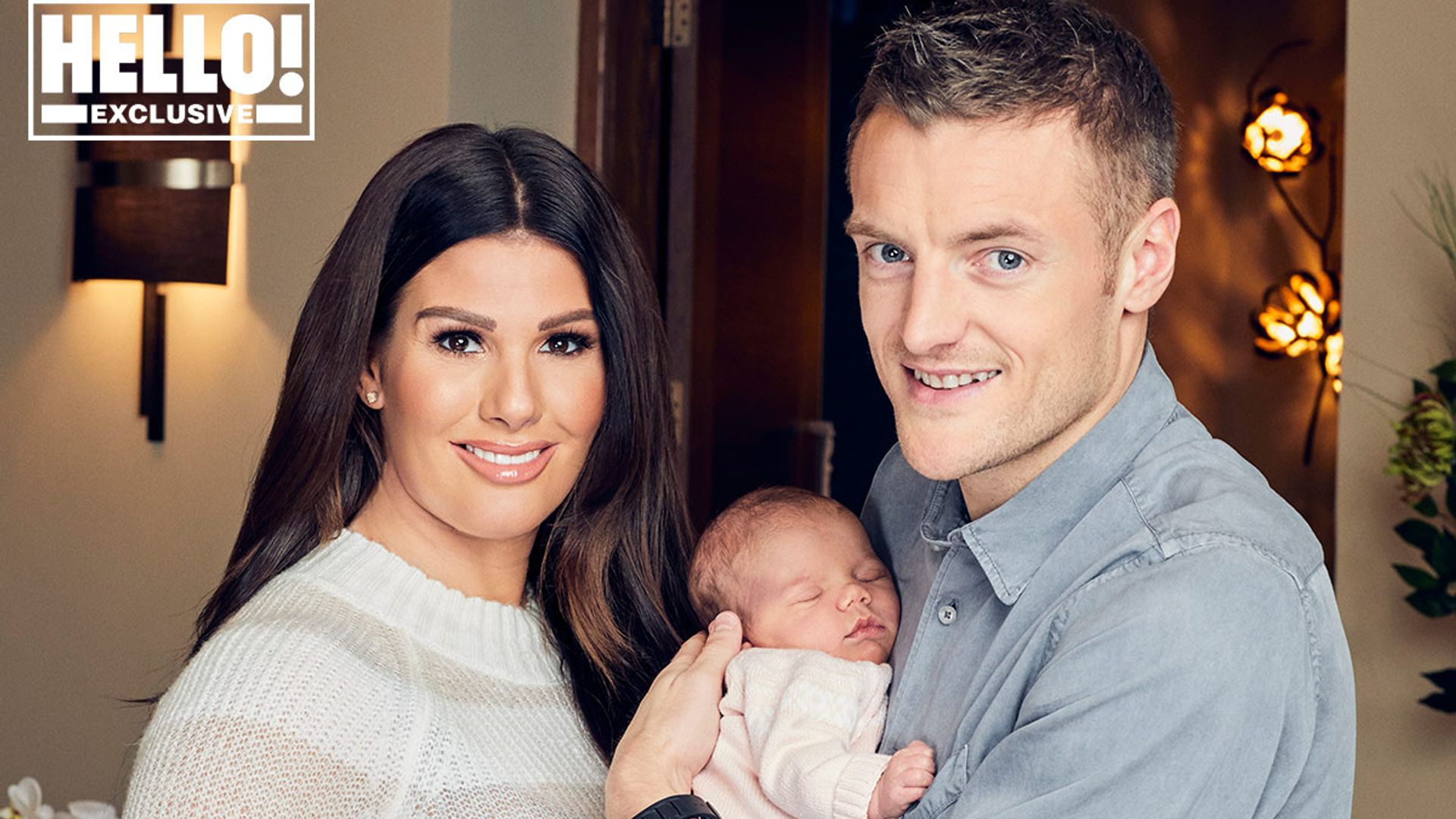 Exclusive: Jamie and Rebekah Vardy introduce baby girl and reveal adorable name