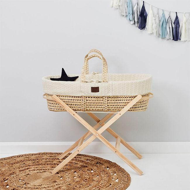 cheap moses basket and stand set