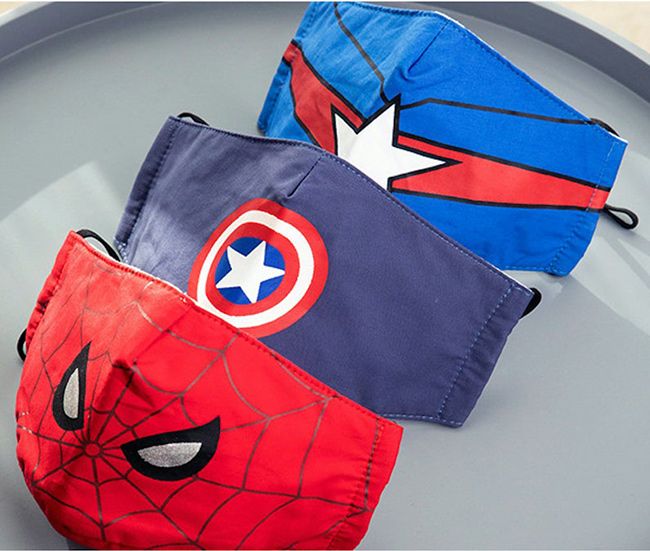 Coolest Superhero Face Masks For Kids Avengers Batman Spiderman