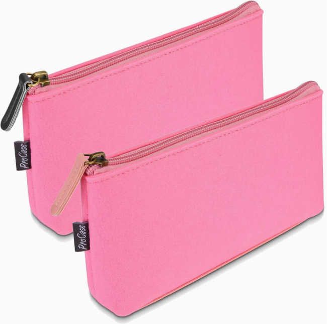 procase felt pencil case amazon pink