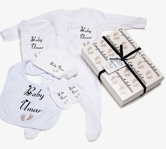 personalised baby gift set etsy