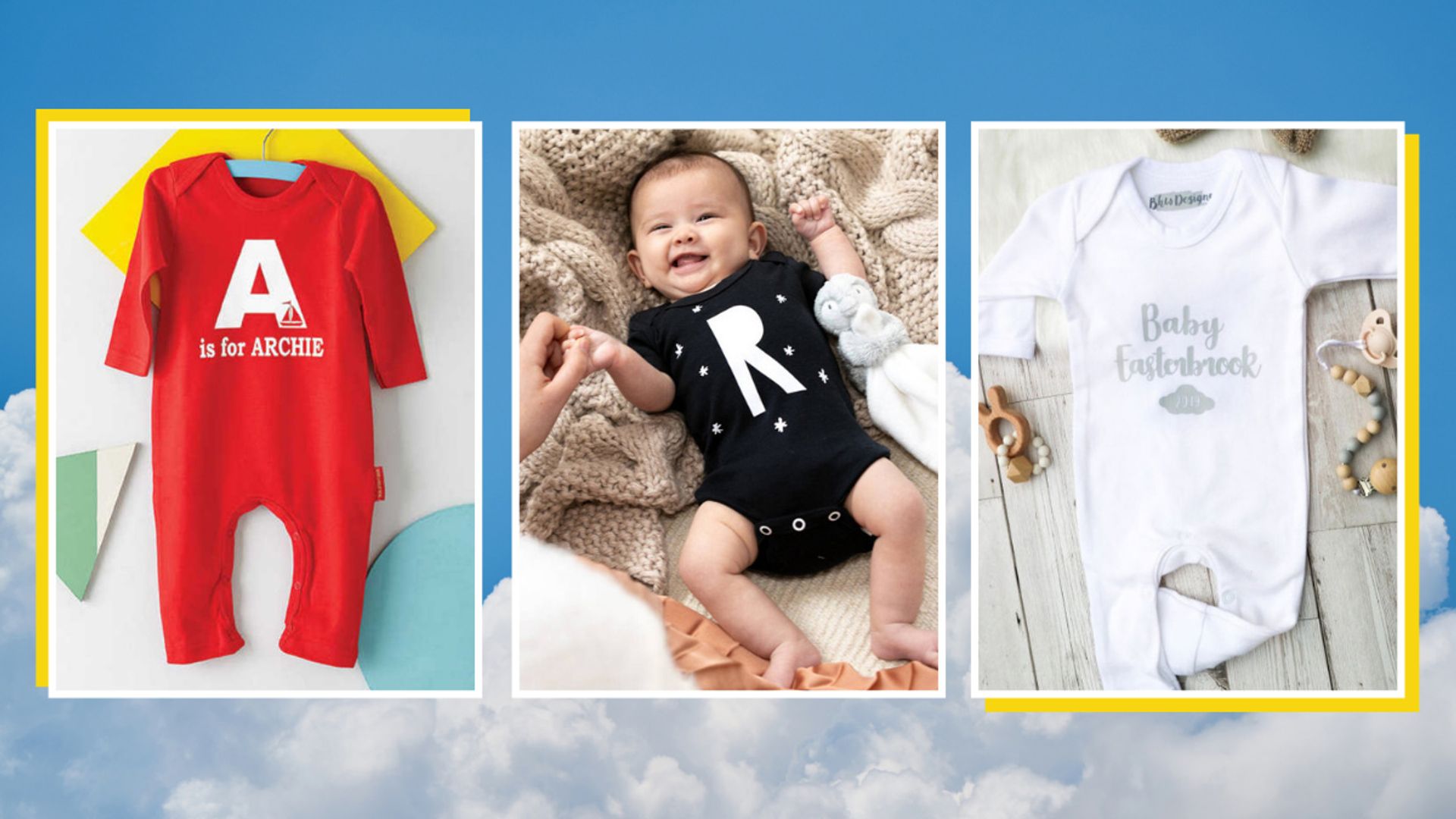 20 personalised baby grows & bodysuits to melt your heart
