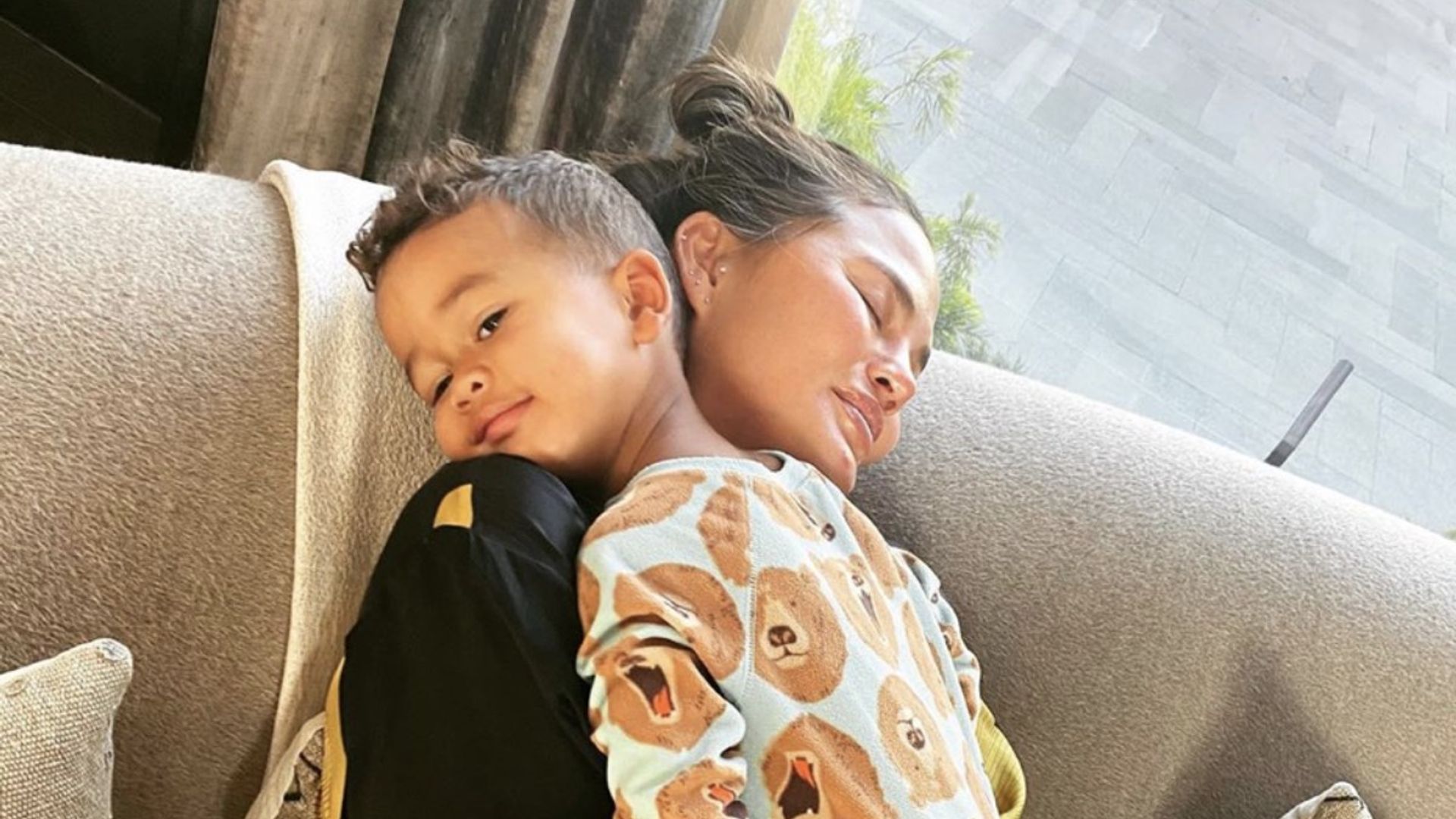 Chrissy Teigen's son defaces her wedding photo - see her surprising  reaction | HELLO!