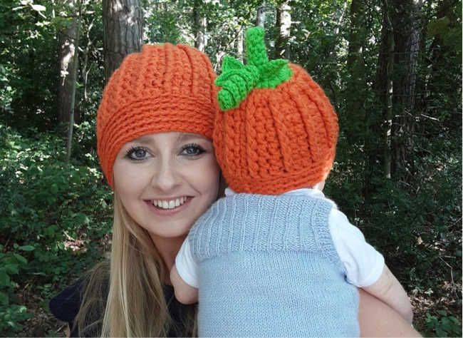 pumpkin hats crochet halloween etsy