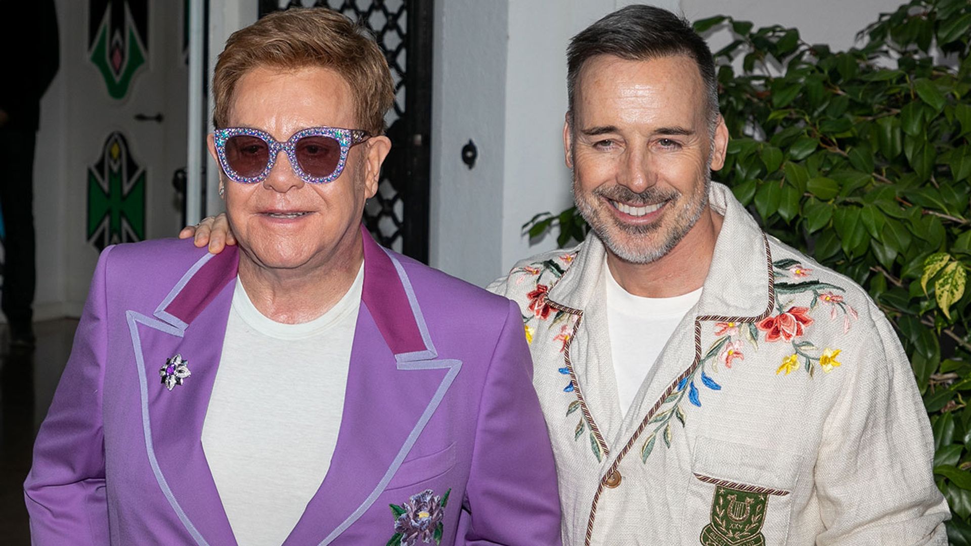 Sir Elton John's sons star in rare family photo on Easter Sunday