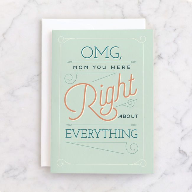funny card for mom