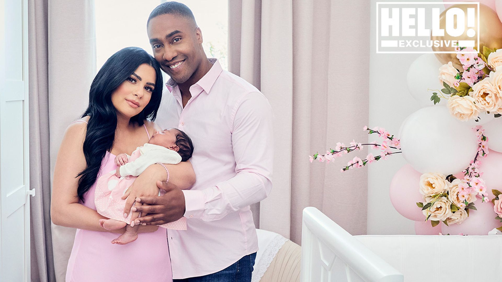Exclusive: Simon Webbe and wife Ayshen introduce baby girl and reveal her name