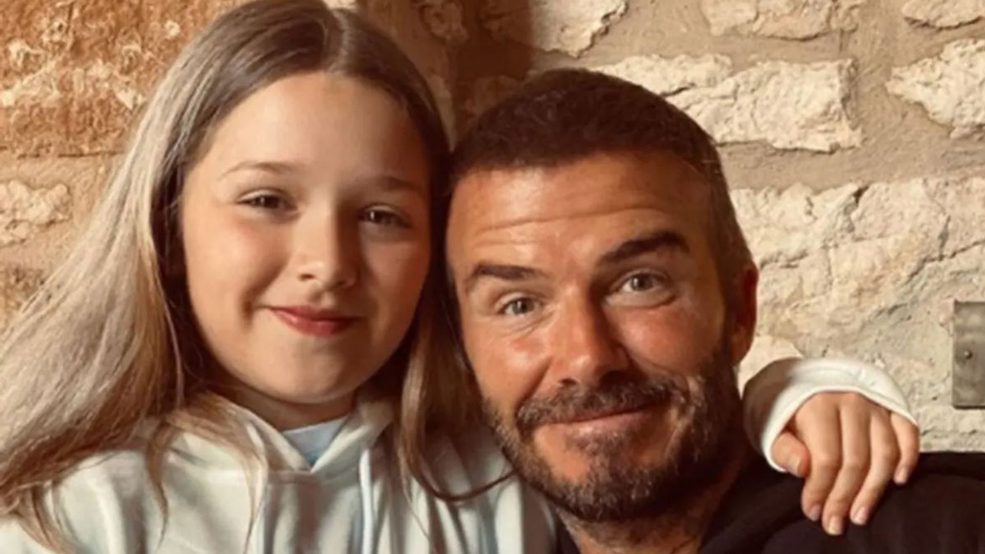 David Beckham dedicates tribute to his 'star' daughter Harper - and it's so sweet
