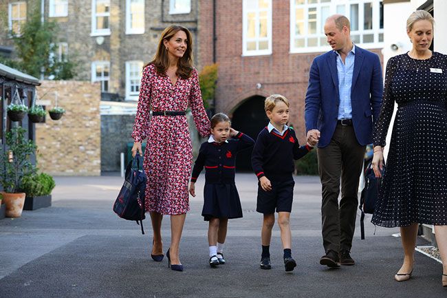 george-charlotte-first-day-of-school-2019