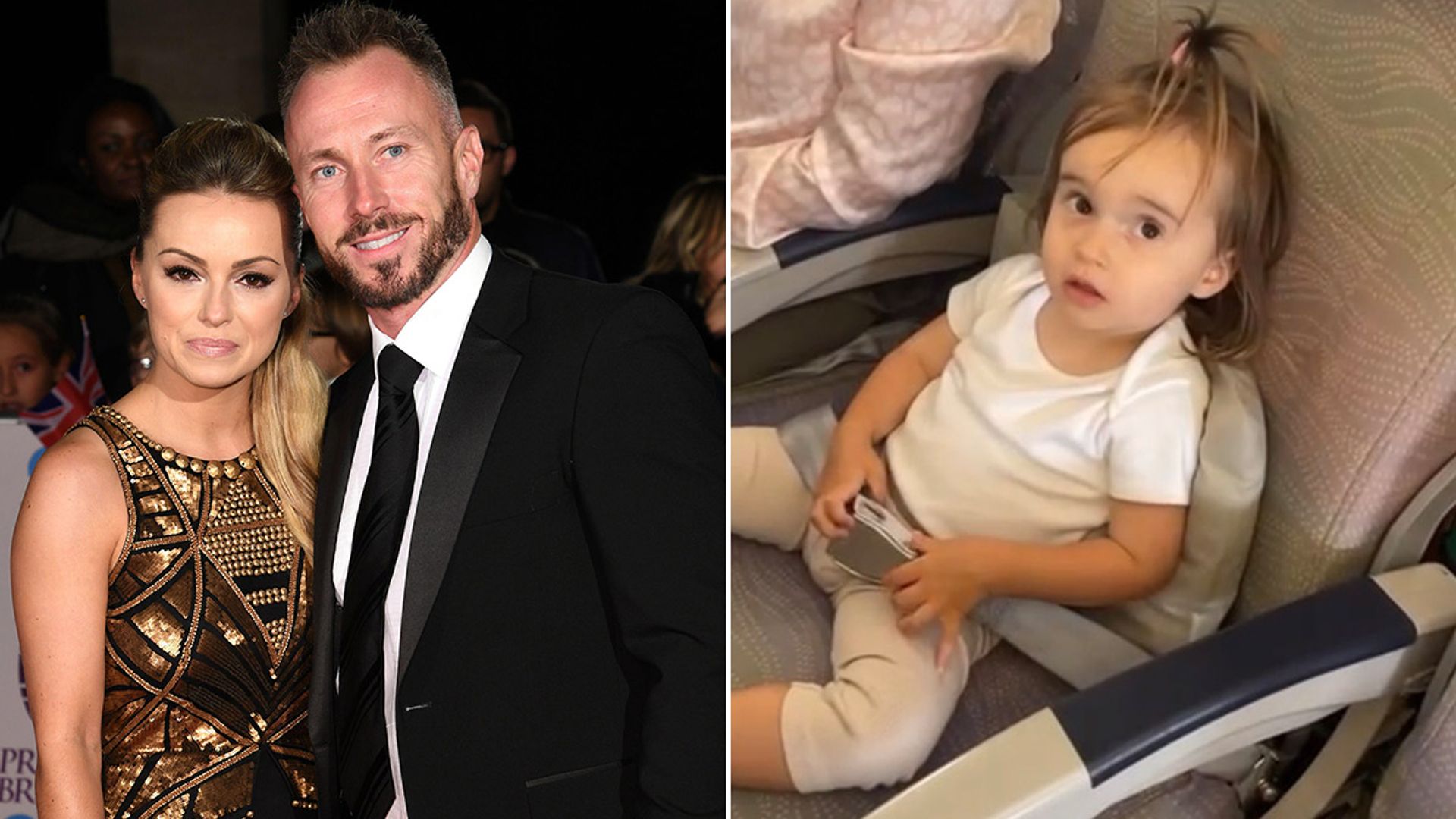 Ola and James Jordan reveal hellish plane journey with toddler Ella - exclusive