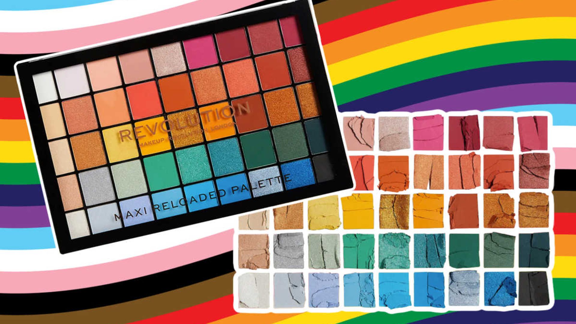 Need a glam beauty look for Pride? This $18 rainbow palette is all you need, we promise