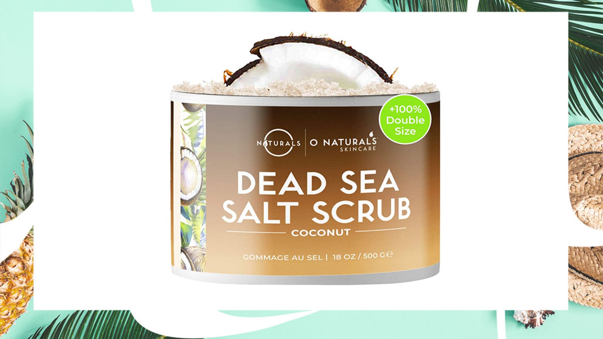 This coconut-smelling body scrub has glowing five-star reviews on Amazon