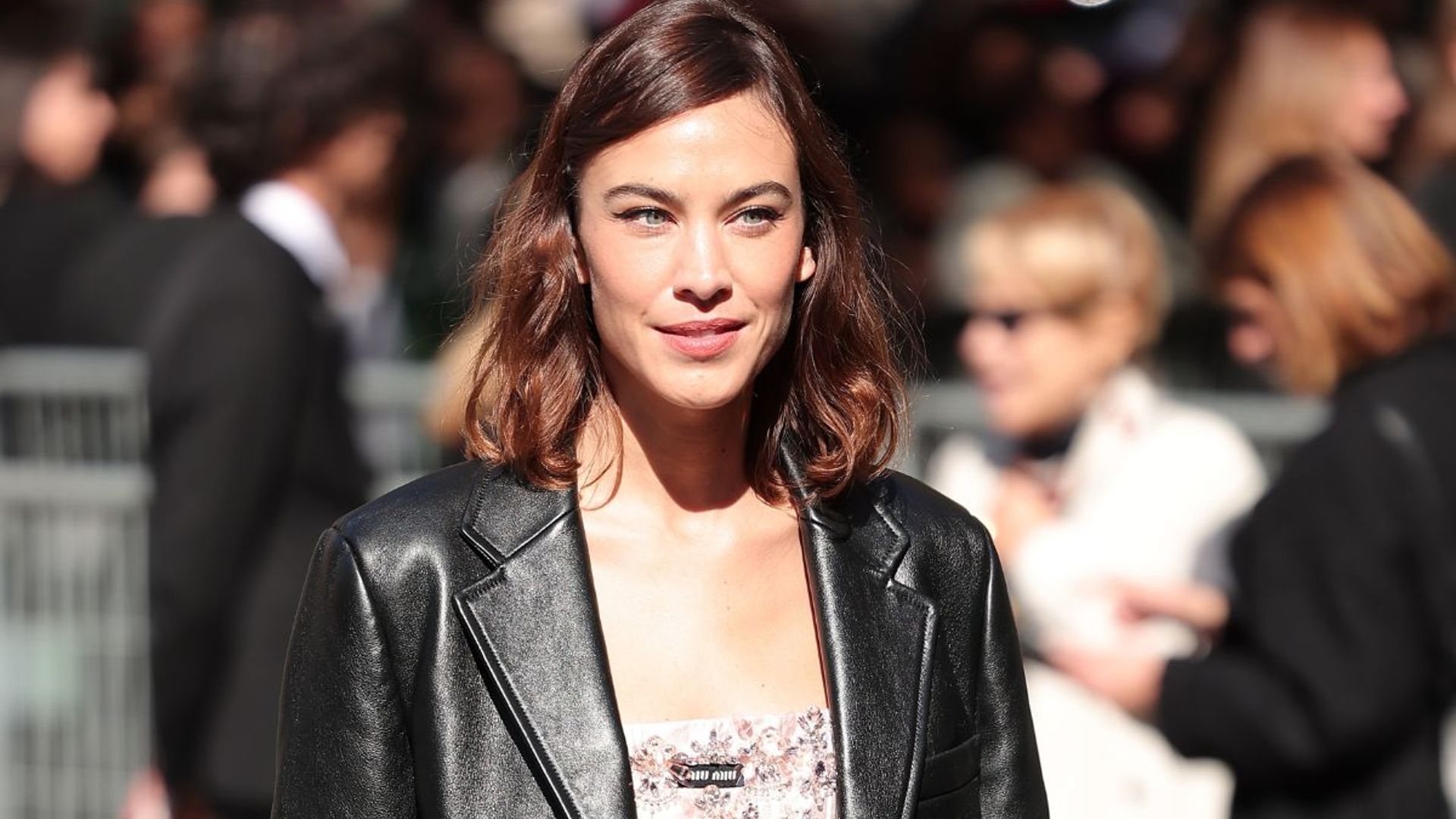 del leninismen rapport Alexa Chung's latest Miu Miu look proves that her trademark street style is  still unmatched | HELLO!