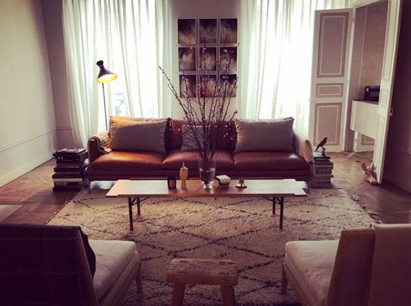 Diane Kruger living room