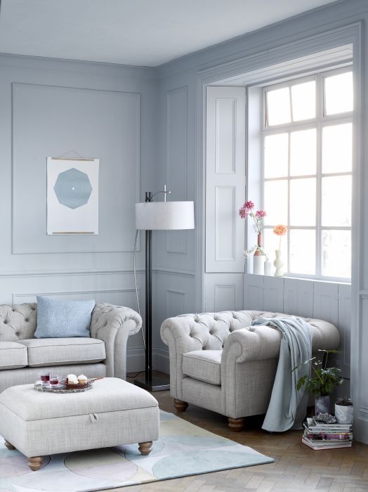 25 Inspirational Living Room Ideas To, Royal Blue Sofa Oak Furniture Land